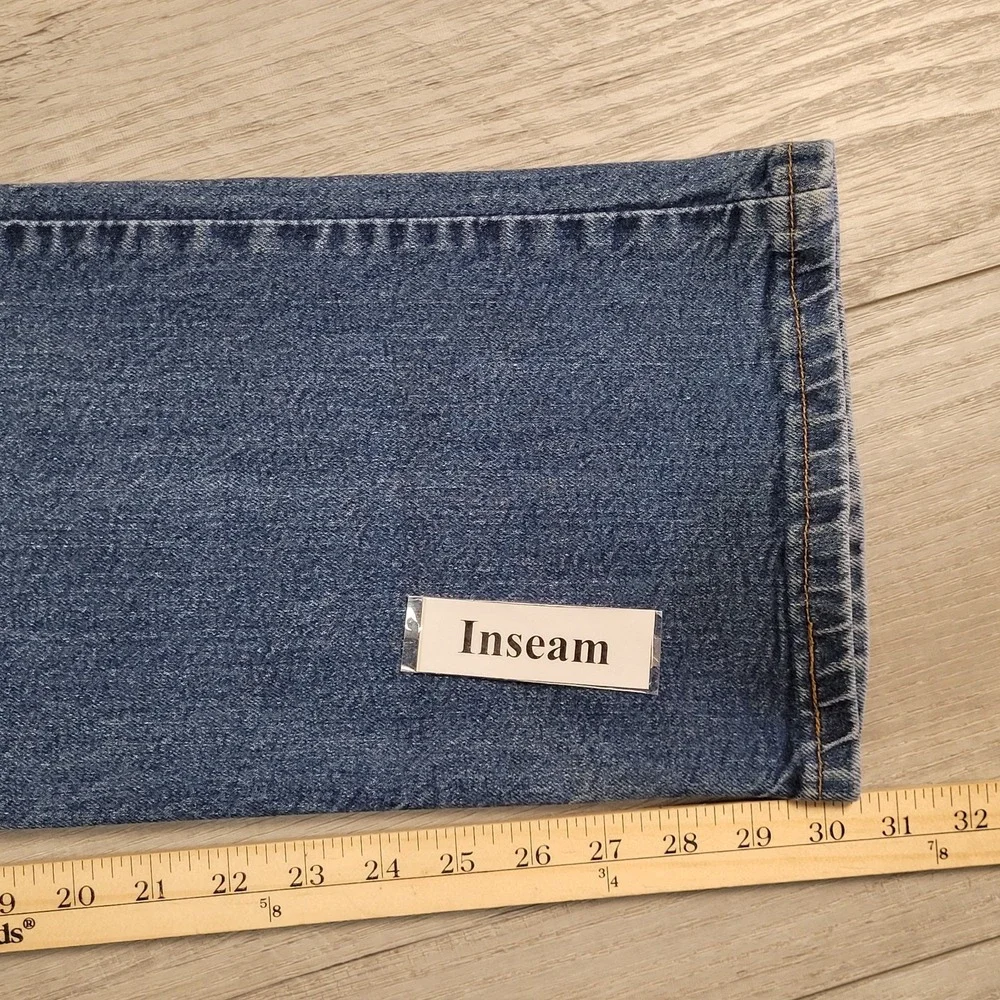 👖Vintage 90s Levi's 517 Bootcut Jeans Mens 34x31 Blank Red Tab Made USA Western